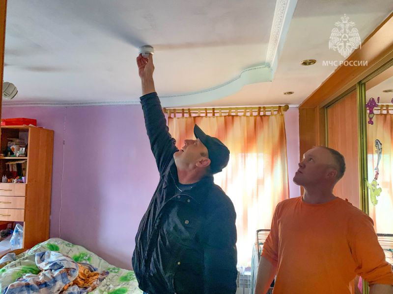 В г. Пучеж проведена Акция «Пожарный извещатель в жилой дом»!


